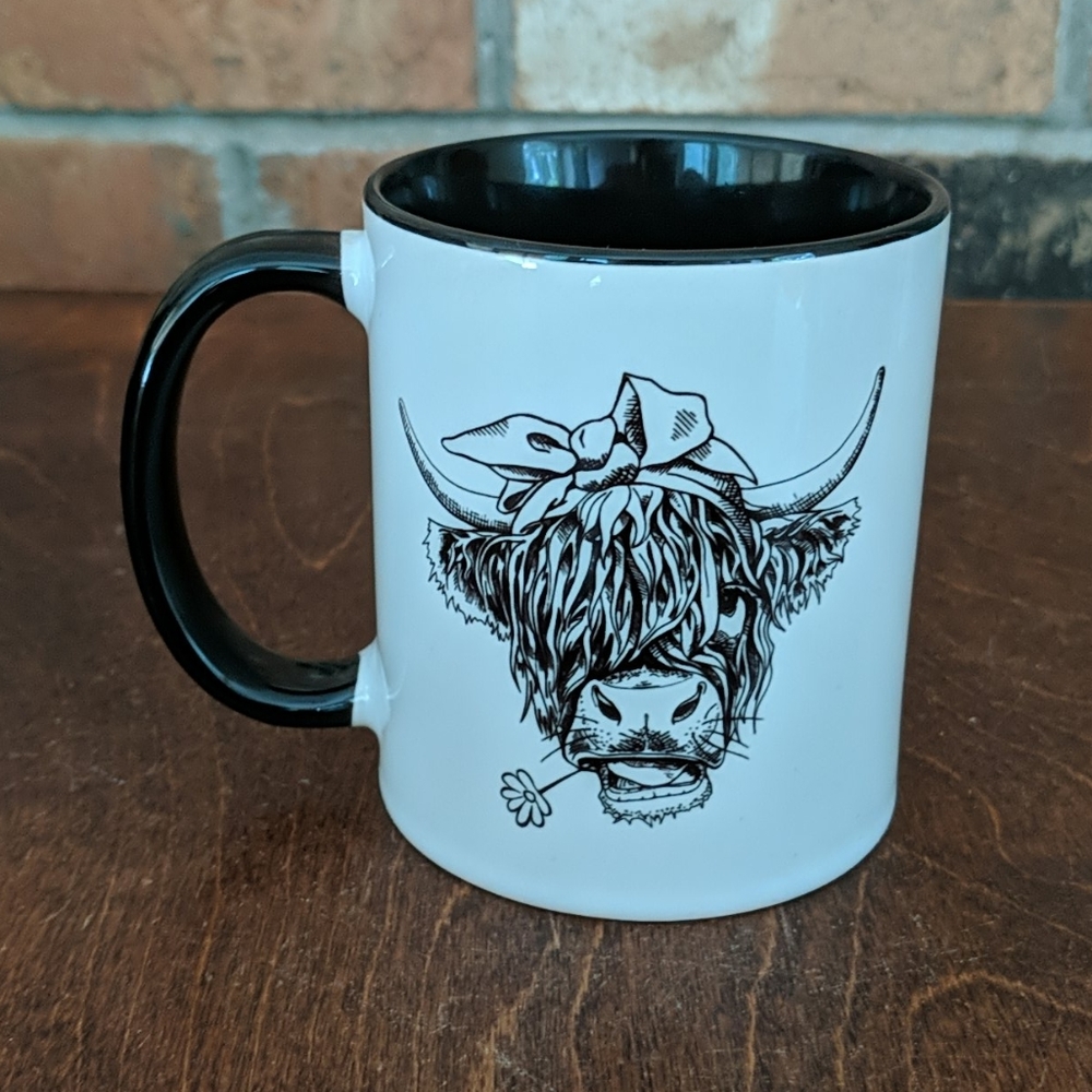Cow coffee mug